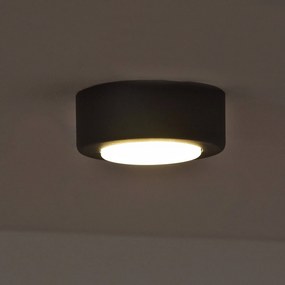 HELAM Faretto da soffitto SPOT 53, nero, Ø 11,5 cm, metallo, GX53