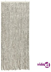 vidaXL Zanzariera Grigio Chiaro e Grigio Scuro 56x185 cm Ciniglia