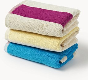 Set di 3 asciugamani per ospiti Combed