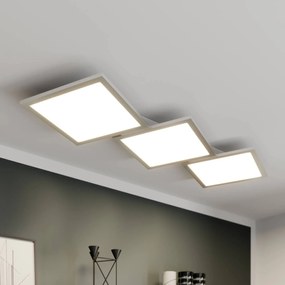 Plafoniera a LED Ilira Lucande, dimmerabile, Alluminio / Grigio / Zincato, Cucina, Alluminio, Moderno, Plafoniera LED