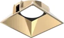 Zeus square riflettore quadrato 13 w 6,4x6,4cm oro