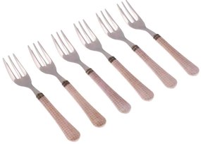 Set 6 Pz Forchette da Dolce - Posate Particolari Boston in Stile