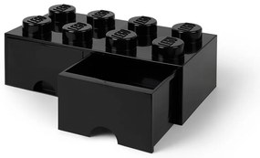 Contenitore nero con due cassetti - LEGO®