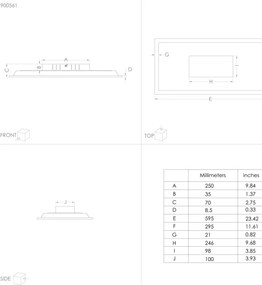 Eglo 900561 - Plafoniera LED MARMORATA LED/26W/230V