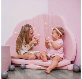 Tappeto da gioco a forma di nuvola in gommapiuma: rosa