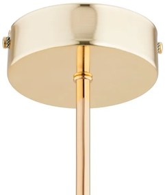 Lampadario on a pole FOTON  4xE14/40W/230V oro/bianco