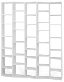 Libreria bianca 182x224 cm Valsa – TemaHome