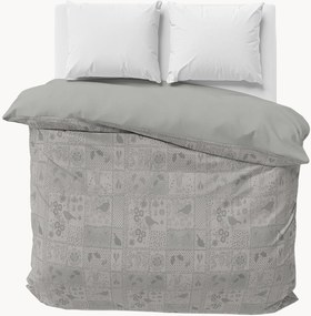 Copripiumino jacquard Secret Garden Grey