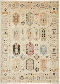 Samarkand Tappeto orientale 150 x 200 Beige (Pakistan) Annodato A Mano