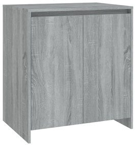 Credenza Grigio Sonoma 70x41x75 cm in Legno Multistrato