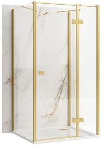 Cabina doccia Rea Atlas 120x100 Brush Gold