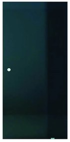 Anta per porta scorrevole Secret Fumè trasparente in vetro L 83 x H 212 cm sp.8 mm reversibile