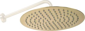 Soffione doccia Rea Gold Brush 25cm