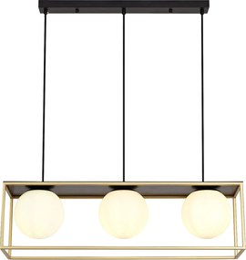 Plafoniera da soffitto Black Gold APP1164-3CP