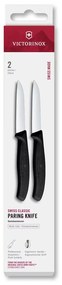 Victorinox - Set di coltelli da cucina per verdure SWISS CLASSIC 8 cm 2 pezzi nero