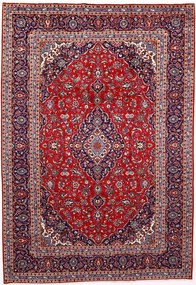 Kashan Tappeto 250 x 360 (Iran) Annodato A Mano