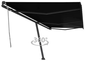 Tenda Da Sole Autoportante Manuale 600x300 Cm Antracite /