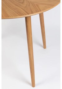 Tavolo da pranzo rotondo con piano in rovere ø 120 cm Fabio - White Label