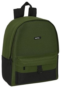 Zaino per Portatile Safta Dark Forest Nero Verde 31 x 40 x 16 cm