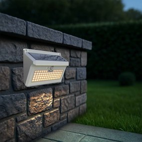 Applique Solare Rettangolare IP65 con Sensore di Movimento 300 lm Colore Bianco Caldo 3.000K