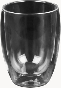 Set di 2 bicchieri in vetro borosilicato per latte macchiato Café Chic
