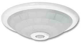 Ecolite WHST78-BI - Plafoniera da esterno con sensore VERA 2xE27/60W/230V IP44