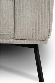 Divano angolare greige (con penisola a sinistra/a L) con rivestimento in ciniglia Amsterdam – Scandic