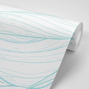 Carta da parati autoadesiva – Struttura delicata della foglia