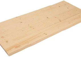 Tavola massello in legno di abete, 1° scelta L 45 x 100 cm x Sp 40 mm