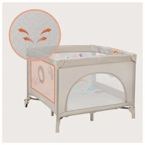 Lionelo - Recinto per bambini MILLE PLUS Grigio/Beige