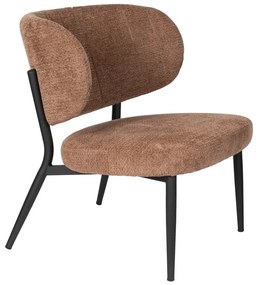 Poltrona arancio-marrone Sanne - White Label