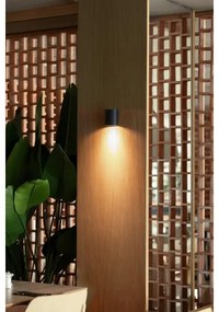 FARO 40523 - Applique SOLE 1xGU10/8W/230V nero arrotondato