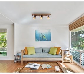 Globo 15915-3 - Plafoniera UNDERWOOD 3xE27/40W/230V 16x71 cm