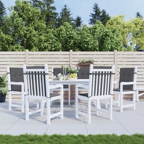 Cuscini Per Sedia 6 Pz Antracite Tessuto Oxford /