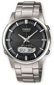 Orologio Uomo Casio LINEAGE Multiband 6 Tough Solar Nero Argentato (Ø 40 mm)