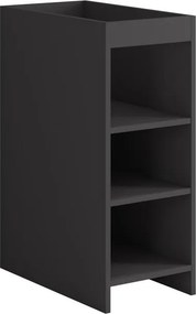 Mobile lavanderia Desi in truciolare grigio ombra P 66 x L 35 x H 90 cm