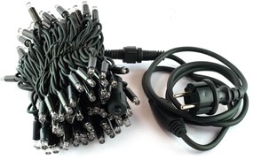 Catenaria Natalizia LED 11.6m IP65 Cavo VERDE Luce ROSA Colore Rosa 550 - 570 °K