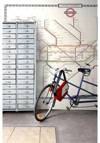 Fotomurale ESTA Metro, beige e blu 279X280 cm