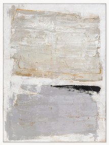 Quadro su tela dipinto a mano con cornice in legno Scenario