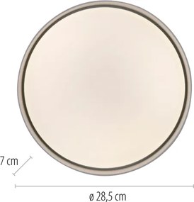 Schöner Wohnen 14593-16 - Plafoniera LED dimmerabile TAVOLI LED/10W/230V bianca+telecomando