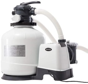 Intex - 26652 pompa filtro a sabbia per piscina con 6 funzioni 12.000 l/h universale per piscine fuori terra