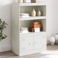 Credenza Bianca 67x39x107 cm in Acciaio 841672