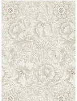 Morris & Co. Tapete Pure Poppy - Cream/ Gold