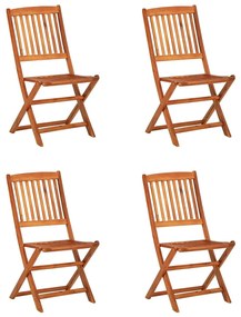 Set mobili da pranzo da giardino 13 pz legno massello di acacia