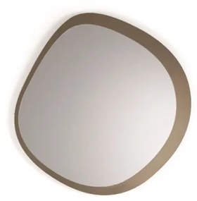Specchio sagomato 88x90 cm FILL con cornice Bronzo