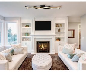 Globo 67206DW - Lampadario a plafone LED GERONIMO LED/35W/230V nero/marrone