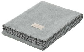 Plaid in Pile e Bamboo Morbidoso  Colore Grigio