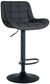 Sgabello Da Bar Elegante Tover / Grau / Kunstleder