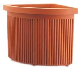 Vaso per piante e fiori IONIO PLASTECNIC in polipropilene terracotta H 53 cm L 50 x P 50 cm