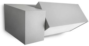 Philips - Applique da esterno BORDER 1xE27/23W/230V IP44 grigio